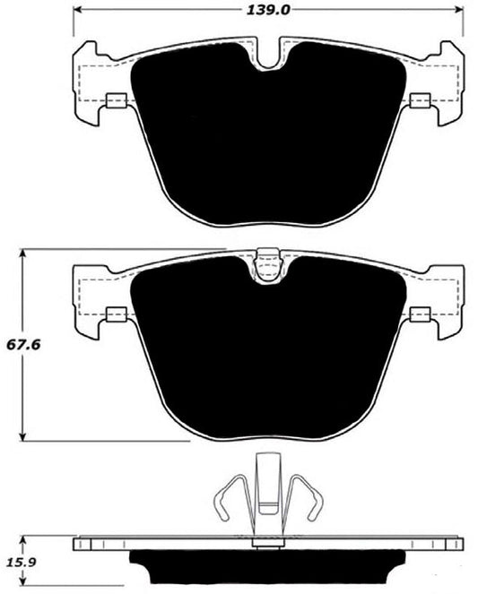 Porterfield Brake Pads for 2012 BMW 760Li