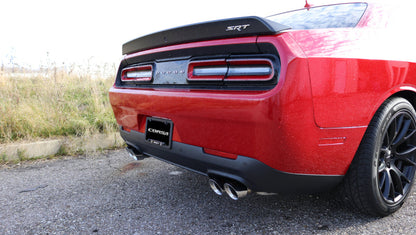Corsa Performance 15-17 Dodge Challenger Hellcat Dual Rear Exit Extreme Exhaust — 156ZJ
