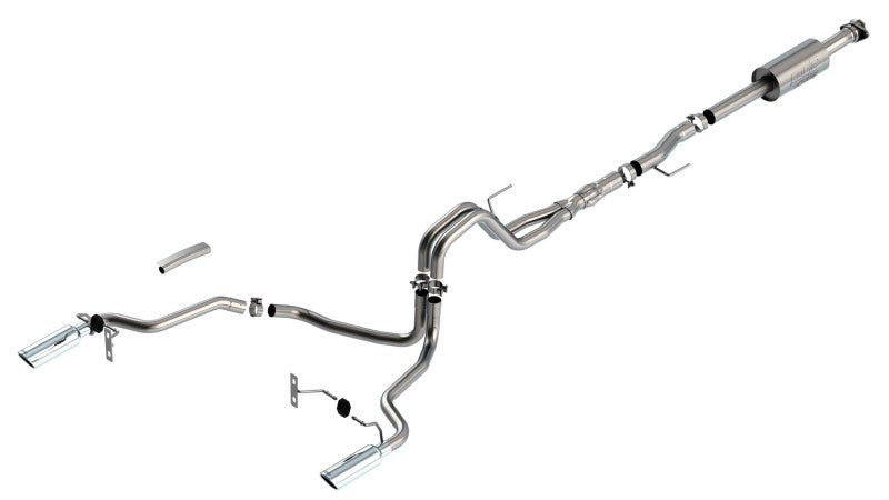 Borla F-150 2021 5.0L 4dr CC SB EC STB Lariat/KR/Platinum/LTD 3/2.25 SRE Cat-Back ATAK