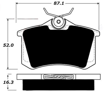 Porterfield Brake Pads for 2004 VOLKSWAGEN PASSAT 4-Motion AWD