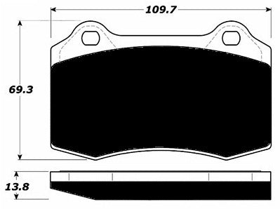 Porterfield Brake Pads for 2007 FERRARI F430