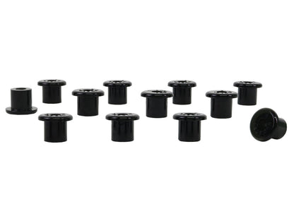 Whiteline 76-86 Jeep CJ7 Spring Eye Front/Rear and Shackle Bushing Kit W72315