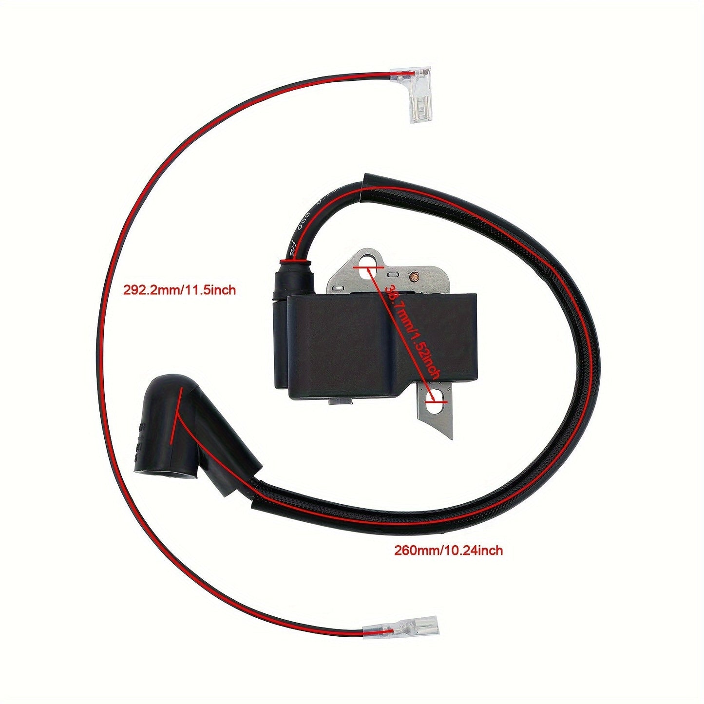 Ignition Coil for Husqvarna 124L 125L 128L — Replaces 545046701