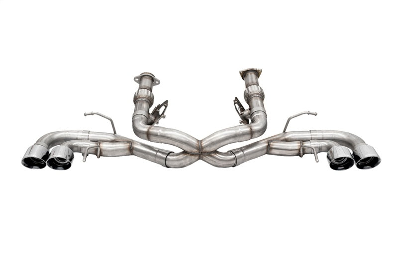 Corsa 2020 Corvette C8 3in Xtreme Cat-Back Exhaust 4.5in Pol Quad Tips