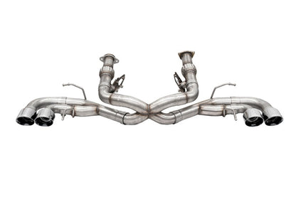 Corsa 2020 Corvette C8 3in Xtreme Cat-Back Exhaust 4.5in Pol Quad Tips