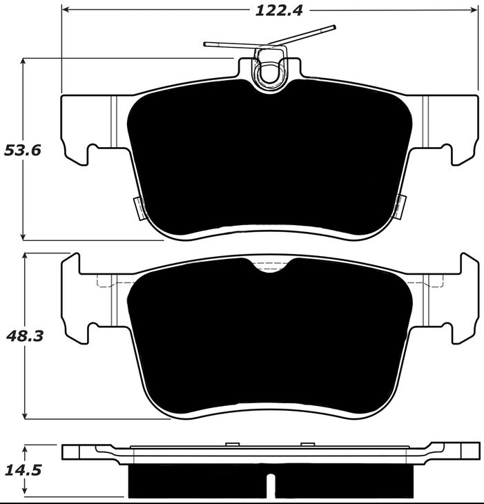 Porterfield Brake Pads for 2016 HONDA CIVIC Sedan LX