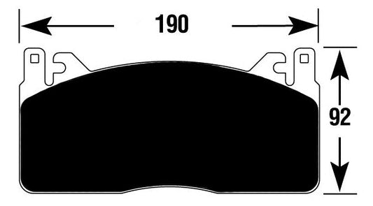 Porterfield Brake Pads for 2015 FORD MUSTANG Shelby GT350