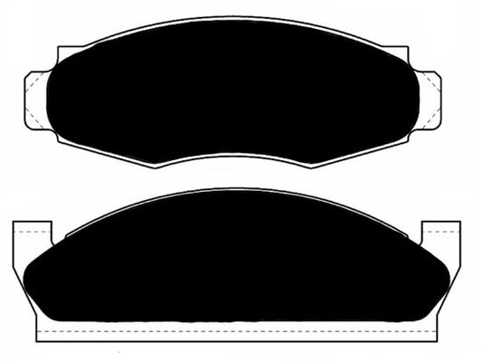 Porterfield Brake Pads for 1980 AMC AMX