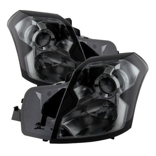 SPYDER Xtune Cadillac Cts 03-07 Crystal Headlights Halogen Model Only Smoke HD-JH-CCTS03-SM 9023811