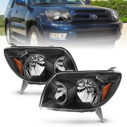 Anzo 2003-2005 Toyota 4Runner Crystal Headlights Black