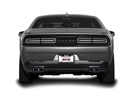 Borla 15-16 Dodge Challenger R/T 5.7L Dual Rectangle Angle Cut Dual Split Rear Exit ATAK Exhaust 140628