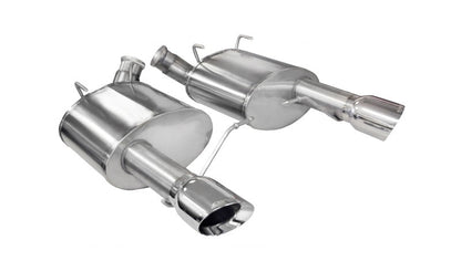 Corsa Performance Axle-Back Exhaust Polished for 11-14 Ford Mustang GT/Boss 302 5.0L V8