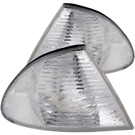 Anzo Corner Lights 1999-2001 BMW 3 Series E46 Euro Corner Lights Chrome