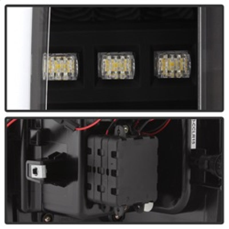 Spyder Chevy Colorado 2015-2017 Light Bar LED Tail Lights - Black Alt-Yd-CCO15-Led-Bk