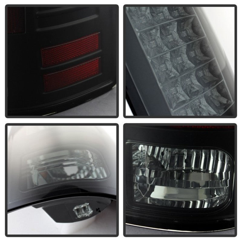 Spyder Dodge Ram 1500 09-14 LED Tail Lights Incandescent- Blk Smke Alt-Yd-DRAM09-Led-Bsm