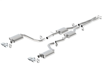 Borla 15-16 Dodge Challenger R/T 5.7L Dual Rectangle Angle Cut Dual Split Rear Exit ATAK Exhaust 140628