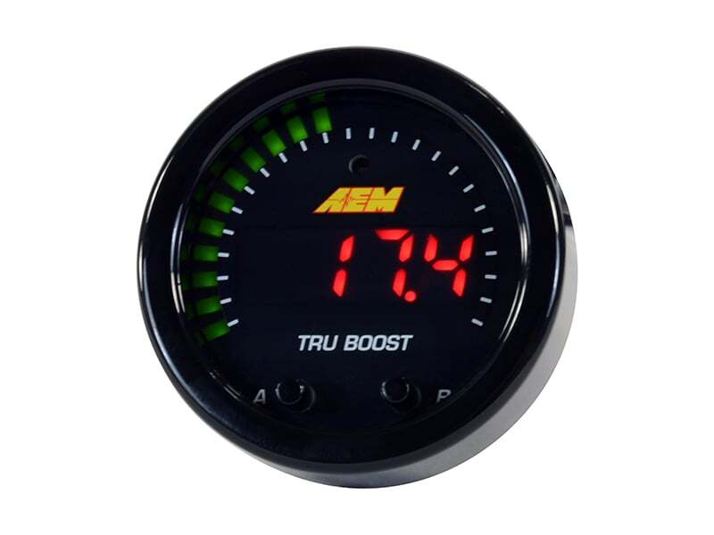 AEM X-Series Tru-Boost Controller Gauge w/ Boost Control Solenoid 80PSIg Internal MAP