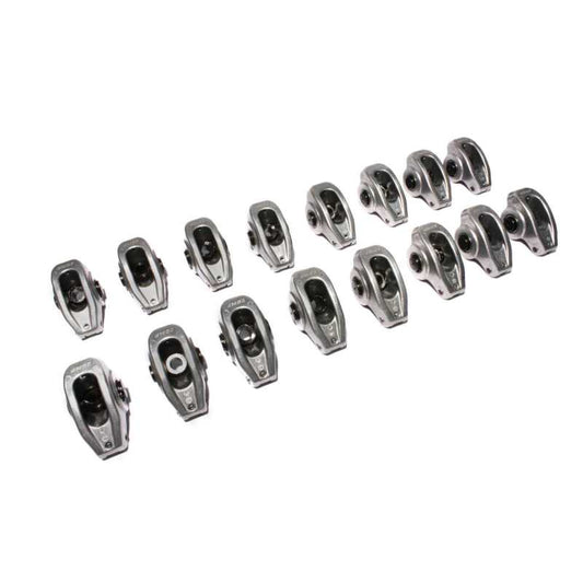 Comp Cams High Energy Die Cast Aluminum Roller Rocker Arms, 3/8" Stud, 1.5 Ratio