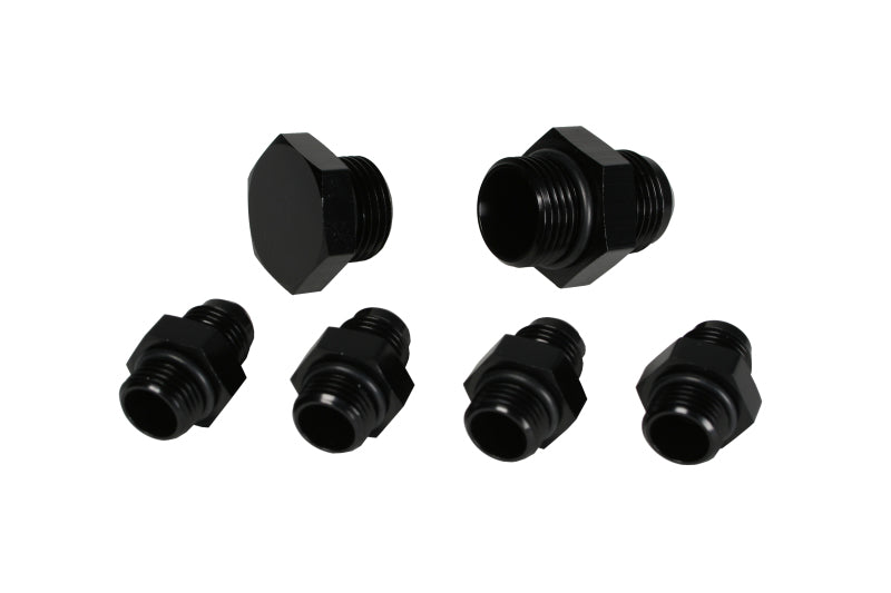 Aeromotive A4 Regulator Fitting Kit (for two (2) carbs) (4) AN-06/(1) AN-10/(1) AN-10