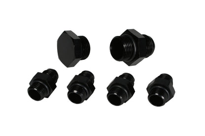 Aeromotive A4 Regulator Fitting Kit (for two (2) carbs) (4) AN-06/(1) AN-10/(1) AN-10