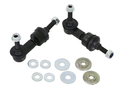 Whiteline Sway Bar Link Kit Heavy Duty Adj Steel Ball Nissan 240SX 1989-1998