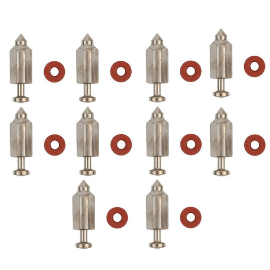 Carburetor Float Needle Valve Kit for Briggs & Stratton 3.5-6hp (10-Pack)