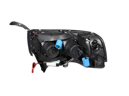 Anzo 1994-2001 Dodge Ram Projector Headlights w/ Halo Black — 14H10