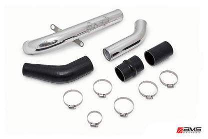 AMS Performance 08-15 Mitsubishi EVO X Upper I/C Pipe - Polished AMS.04.09.0002-1