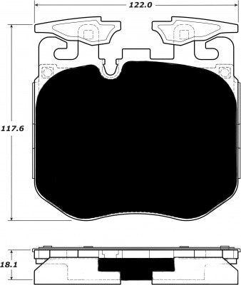 Porterfield Brake Pads for 2016 BMW 750i