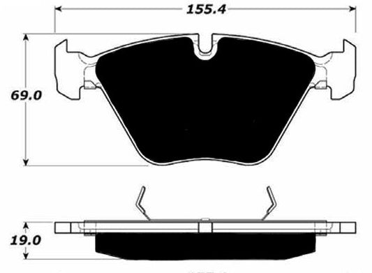 Porterfield Brake Pads for 2016 BMW X1 xDrive35i