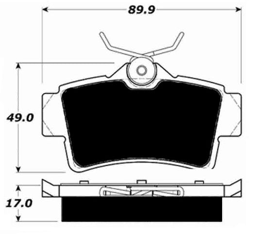Porterfield Brake Pads for 2001 FORD Mustang