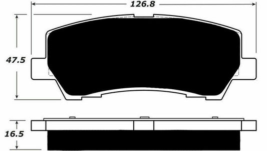 Porterfield Brake Pads for 2019 FORD Mustang 6 Cyl EcoBoost