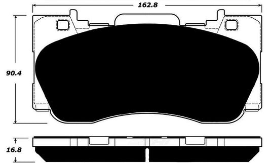 Porterfield Brake Pads for 2016 FORD Mustang EcoBoost Perf. Pkg