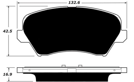 Porterfield Brake Pads for 2013 HYUNDAI VELOSTER-Non Turbo