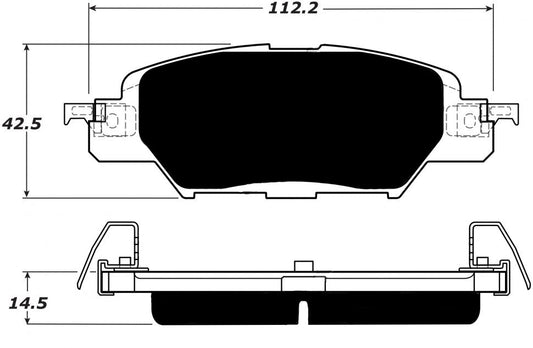 Porterfield Brake Pads for 2016 MAZDA CX-3