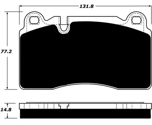 Porterfield Brake Pads for 2016 DODGE Viper ACR