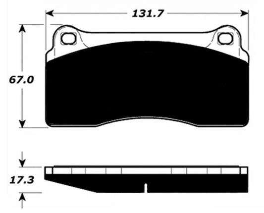 Porterfield Brake Pads for 2014 DODGE VIPER