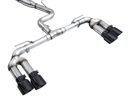 AWE Tuning AWE 22-24 Audi 8Y S3 Track Edition Exhaust  - Diamond Black Tips 3020-43897