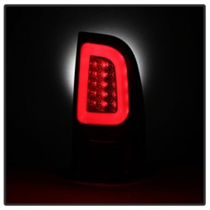 Spyder 08-16 Ford Super Duty F-250 V3 Light Bar LED Tail Lights - Red Clear (ALT-YD-FS07V3-LBLED-RC) 5084736