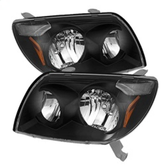 SPYDER Xtune Toyota 4Runner 03-05 Crystal Headlights Black HD-JH-T4R03-AM-BK 9023583