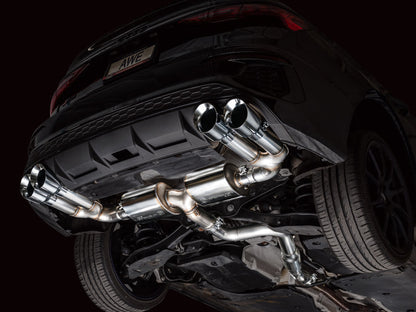 AWE Tuning AWE 22-24 Audi 8Y S3 Touring Edition Exhaust - Chrome Silver Tips 3015-42897
