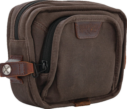 Burly Brand Handlebar Bag - Dark Oak B15-1012D