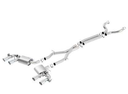 Borla 2017+ Chevy Camaro ZL1 6.2L S-Type Catback Exhaust w/ Dual Split Rear Exit 140726
