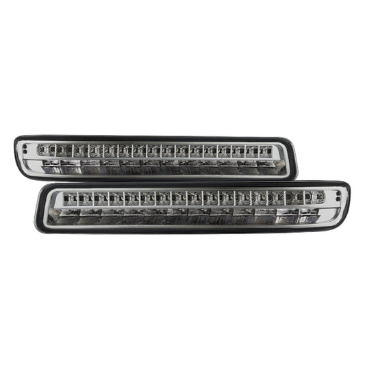 SPYDER xTune 99-06 GMC Sierra (Excl Denali) Full LED Bumper Lights - Chrome (CBL-GSI99-LED-C) 9029318