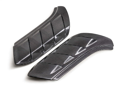 Ford Racing 22-24 Bronco Raptor 2x2 Twill Carbon Fiber Fender Vent Set- Gloss M-16026-BG