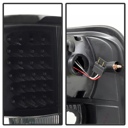 SPYDER Xtune Ford F150 Styleside 04-08 (Not Fit Heritage & SVT) LED Tail Lights Black ALT-ON-FF15004-LED-BK 5012890