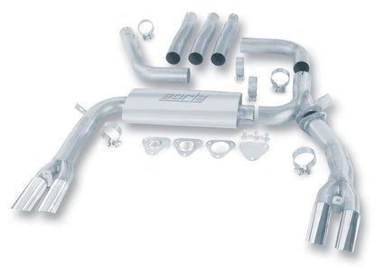 Borla 84-92 Chevrolet Camaro / Pontiac Trans Am 5.0L/5.7L V8 3in Adj SS Cat-Back Exhaust w/ Adapters 14888