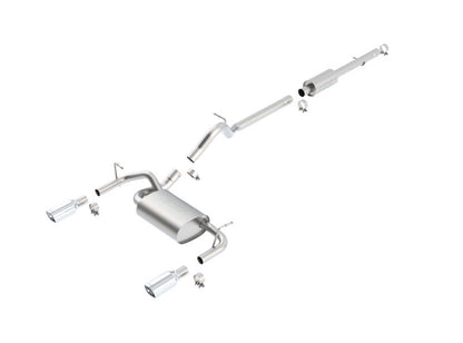 Borla 12-16 Jeep Wrangler JK 3.6L AT/MT 4Wheel 4dr Truck Single Split Rear Exit Catback Exhaust 140459