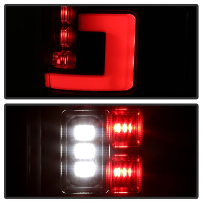 Spyder 17-18 Ford F-250 SD (w/Blind Spot Sensor) LED Tail Lights — 1T0ZR