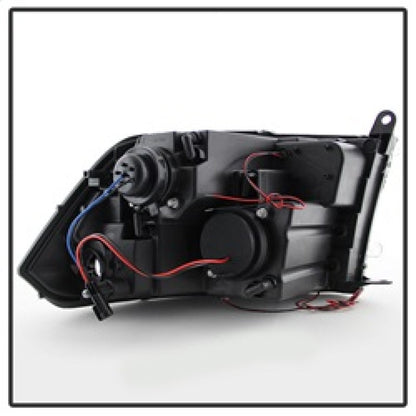 Spyder Dodge Ram 1500 09-14 10-14 Projector Headlights Halogen- LED Halo LED- Smke